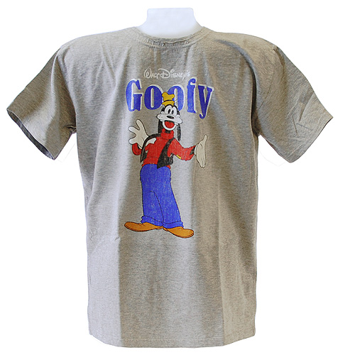 Футболка мужская "Goofy", цвет: серый Размер XL 39 121 (XL, Серый) Изготовитель: Индия инфо 7847c.