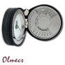 Часы дорожные с календарем и будильником, черные Olmecs 2008 г инфо 8781c.