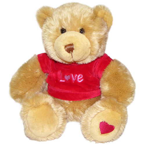 Мишка в красной футболке Мягкая игрушка, 15 см Keel Toys 2008 г инфо 8935c.