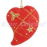 Сердечко, цвет: красный, 25 см Mister Christmas 2008 г ; Упаковка: пакет инфо 8334d.