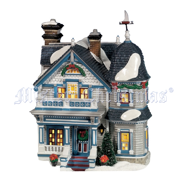 Рождественский домик, 19х21 см Mister Christmas 2008 г инфо 13854f.