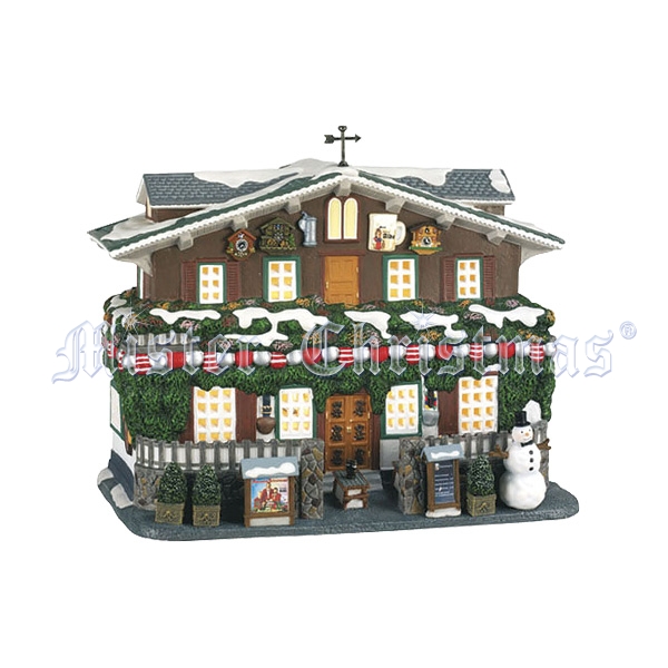 Ресторан Деда Мороза, 22х16 см Новогодний сувенир Mister Christmas 2008 г инфо 13855f.