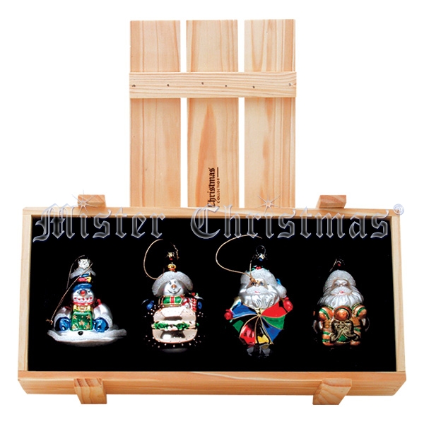 Набор из 4 игрушек GB-4/4 Новогодняя продукция 2009 г инфо 13899f.
