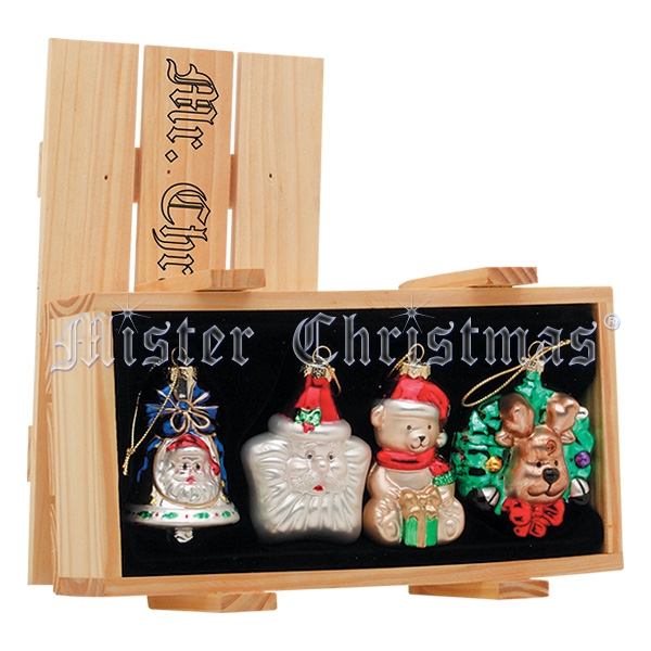 Набор из 4 игрушек GB-4/3 Новогодняя продукция 2009 г инфо 13900f.