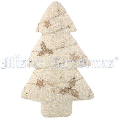 Елка, цвет: кремовый, 45 см Новогодняя продукция Mister Christmas 2008 г инфо 125g.